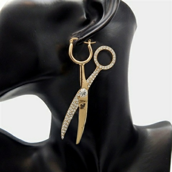 Cuttin' Up! Scissor Earrings - Picture 1 of 2